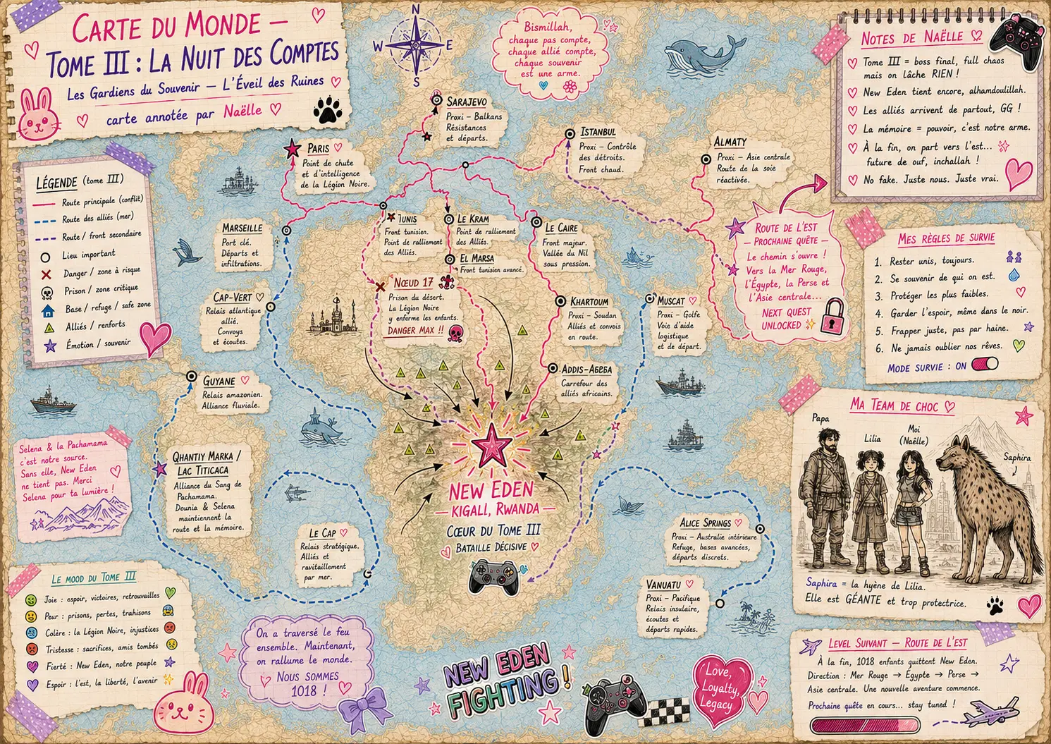 Carte interactive du tome III